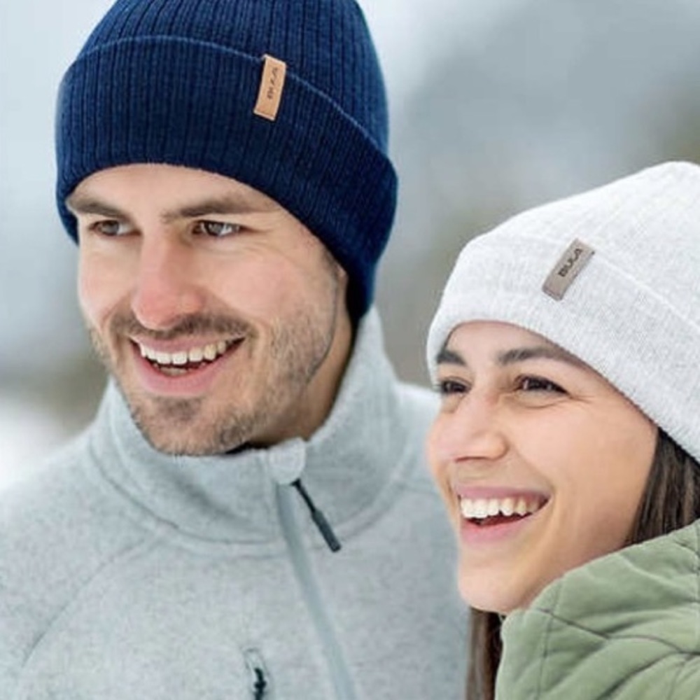 Bula Wool Blend Navy Blue Beanie